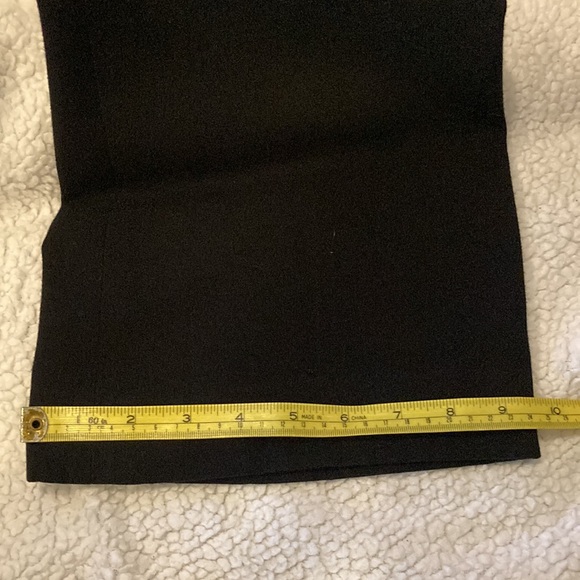 Michael Kors- black relaxed slacks with a slight ankle flair - Picture 6 of 9